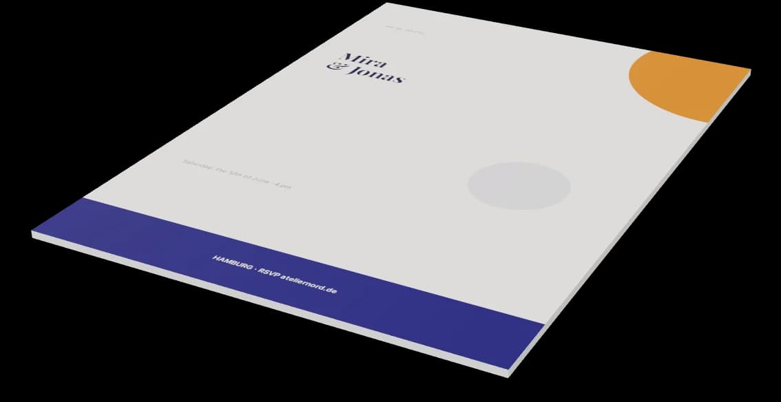 Invitations — sample design